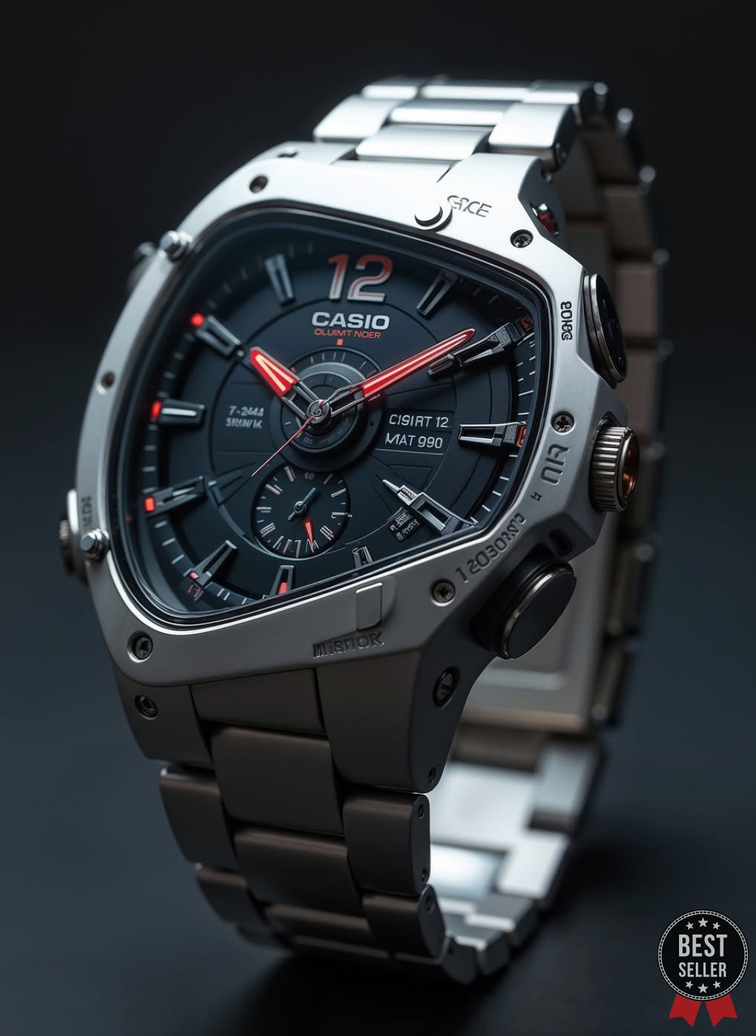 ADR-210110-A1 Black Silver Stainless Steel.